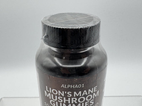 Alpha01 Lion's Mane Mushroom Gummies, 10 Mushroom Blend, 90 caps. New Sealed
