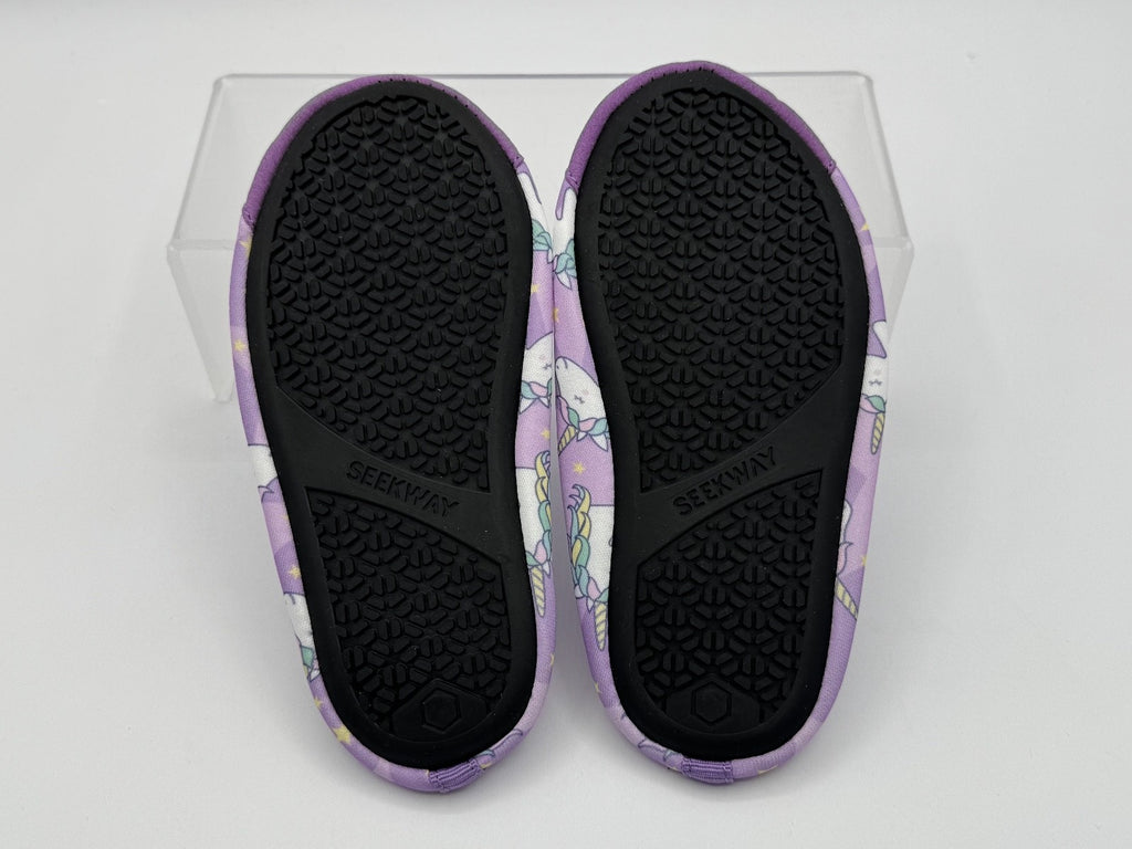Seekway Girl’s Toddler Water Swim Pool Beach Shoes Unicorn US Size 10.5-12, NEW