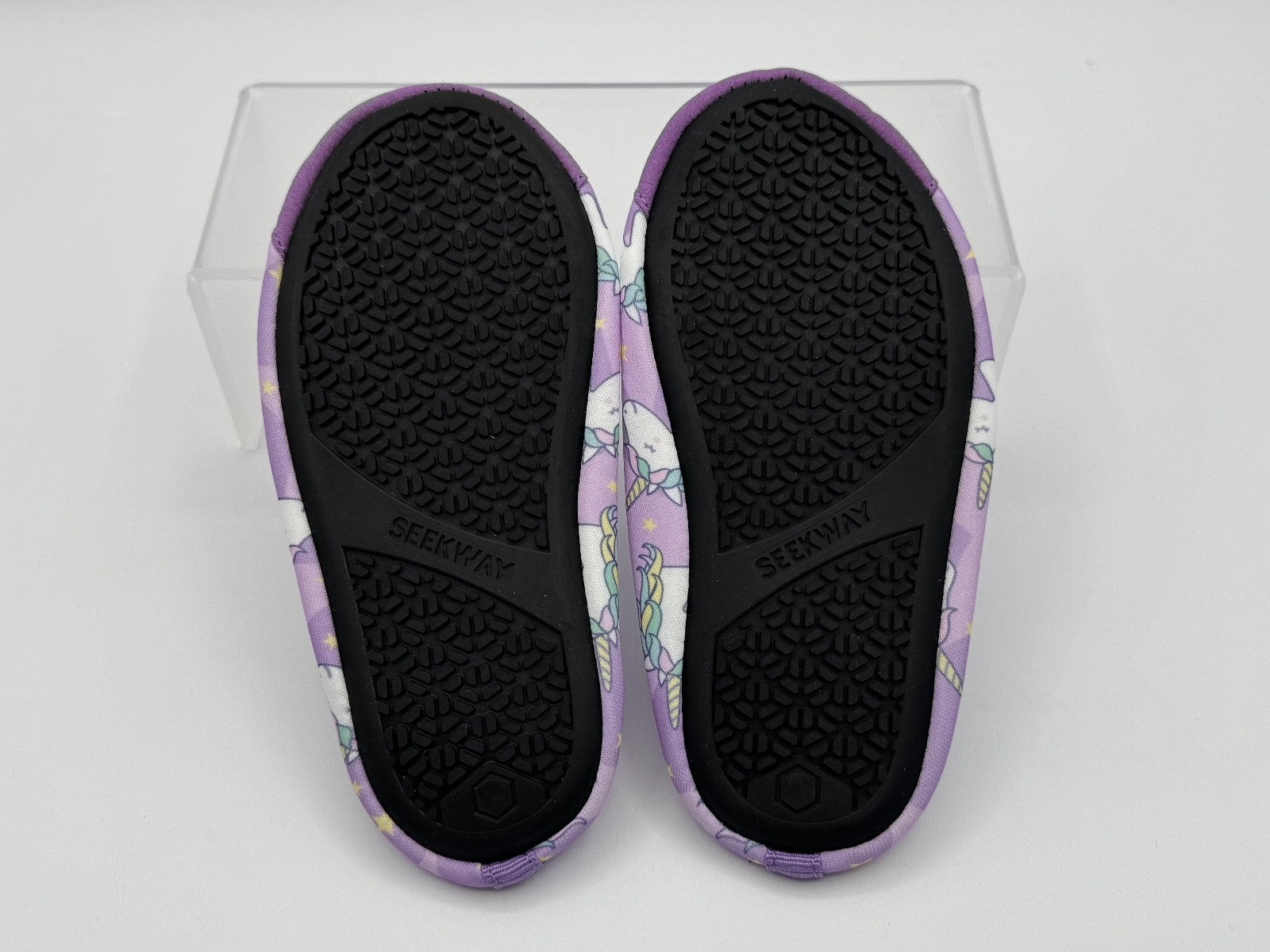 Seekway Girl’s Toddler Water Swim Pool Beach Shoes Unicorn US Size 10.5-12, NEW