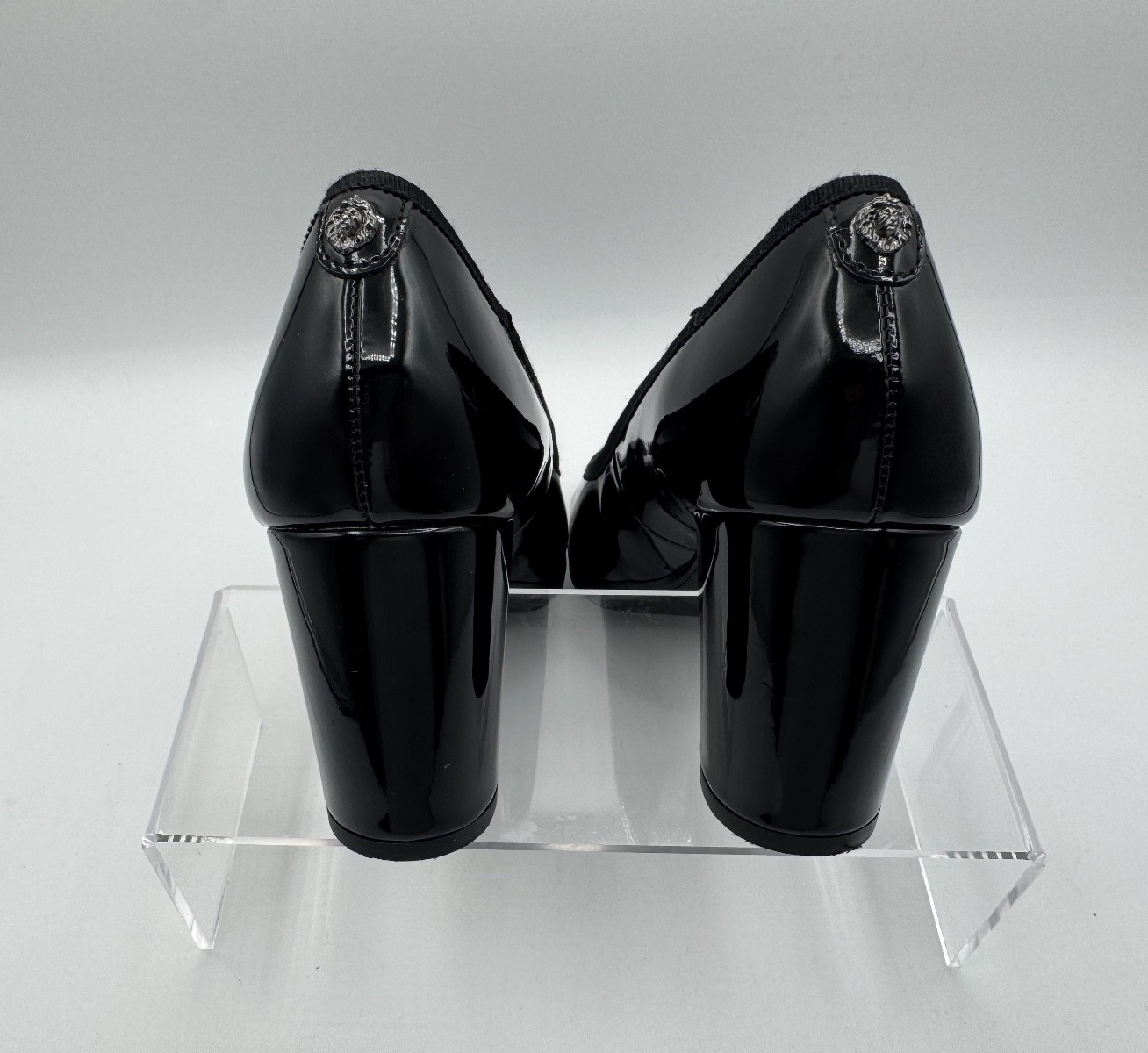 Anne Klein Women's Castana Block Heel Pumps Black 5 1/2M, NEW
