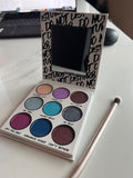 BH COSMETICS DO NOT DISTURB 9 COLOR EYESHADOW SHADOW PALETTE W/BRUSH NEW