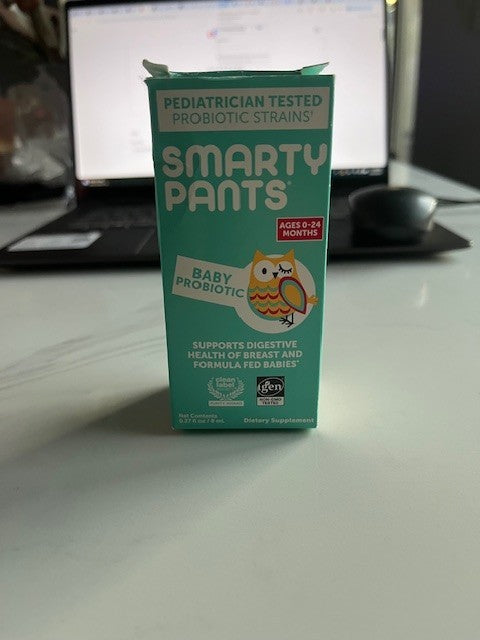 Smarty Pants Baby Probiotic Drops Fussiness Crying 0-24 Months 8 ml 02/26 NIB