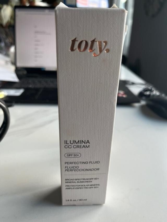 TOTY Ilumina CC Cream SPF 50+ 100% Mineral Color Correcting Cream 5W TOTY Warm