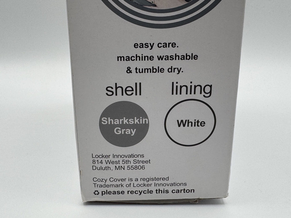 Cozy Cover Infant Carrier Cover Protects Babies from Outdoor Elements - Gray NIB