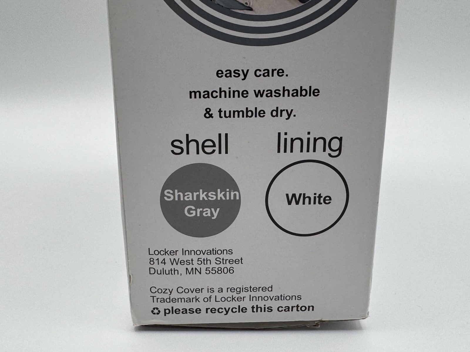 Cozy Cover Infant Carrier Cover Protects Babies from Outdoor Elements - Gray NIB