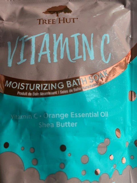 Tree Hut Vitamin C Moisturizing Bath Soak Vitamin C, Shea Butter, Essential Oil