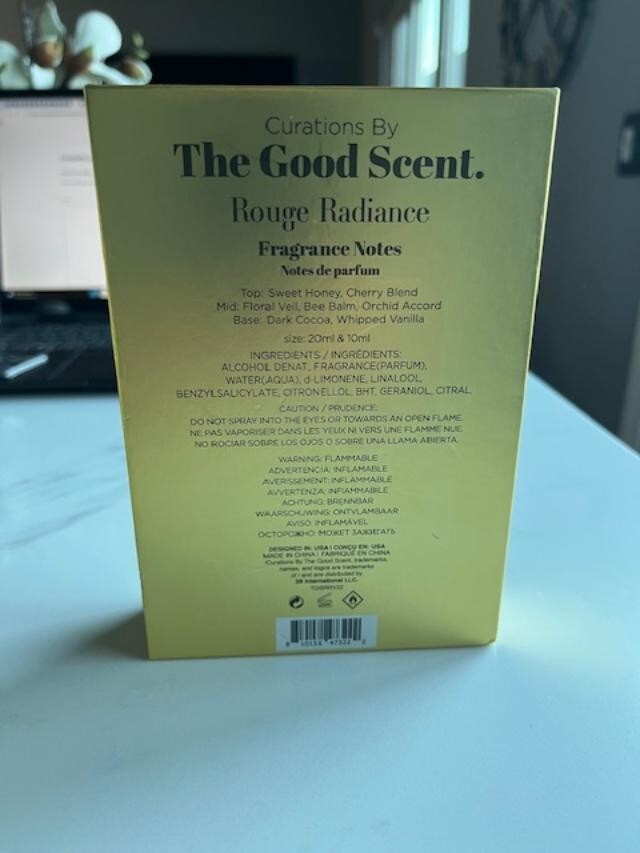 Curations by The Good Scent Rouge Radiance Notes De Parfum Travel 2pc NIB SEALED