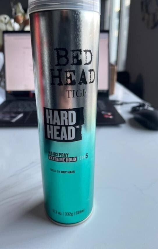 TIGI Bed Head Hard Head Extreme hold Hairspray 11.7oz Long Lasting Hold Control