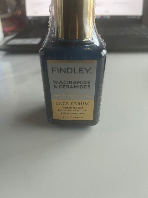 Findley Niacinamide & Ceramides Barrier Protection Face Serum Minimize Lines NEW