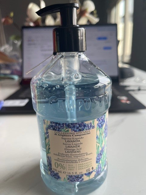 AC Lavender Relaxing Foaming Liquid Soap Pump 16.5oz Made in Italy Cruelty Free