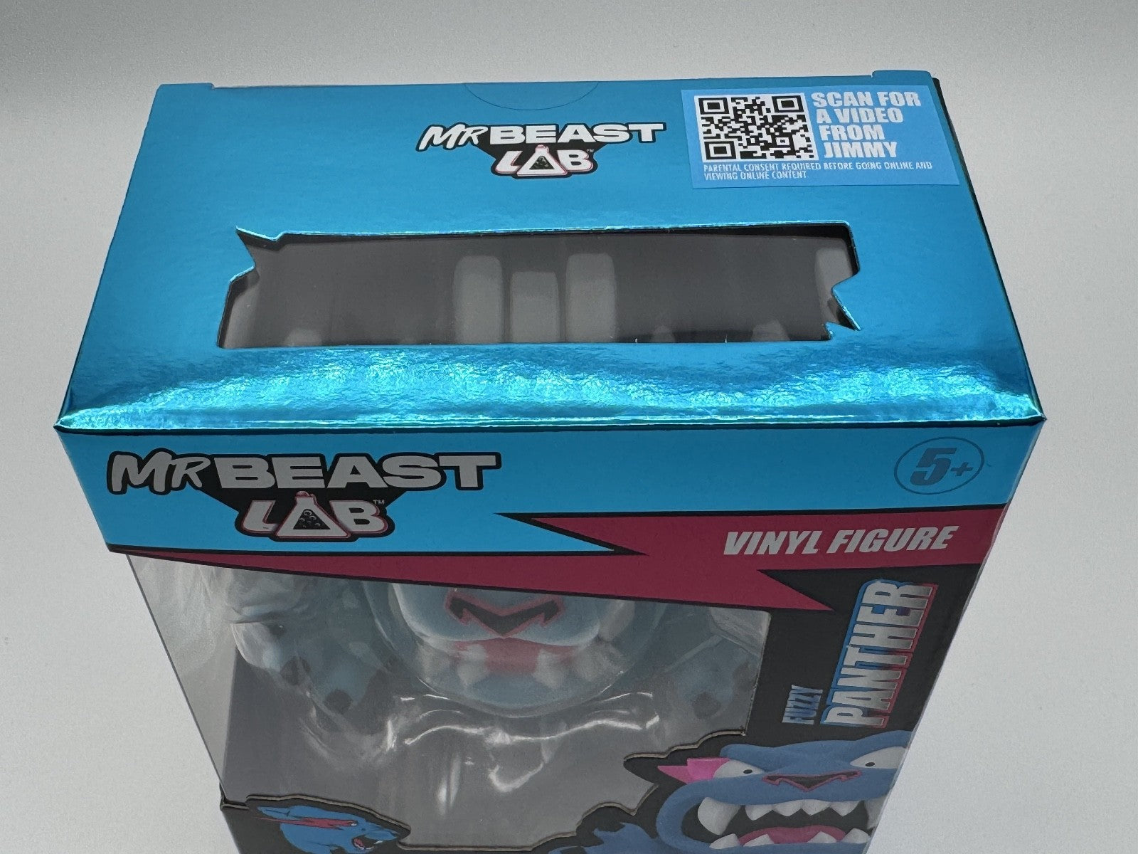 2024 SDCC Exclusive LE3000 Moose Toys MrBeast Lab Fuzzy Panther Vinyl Figure NIB