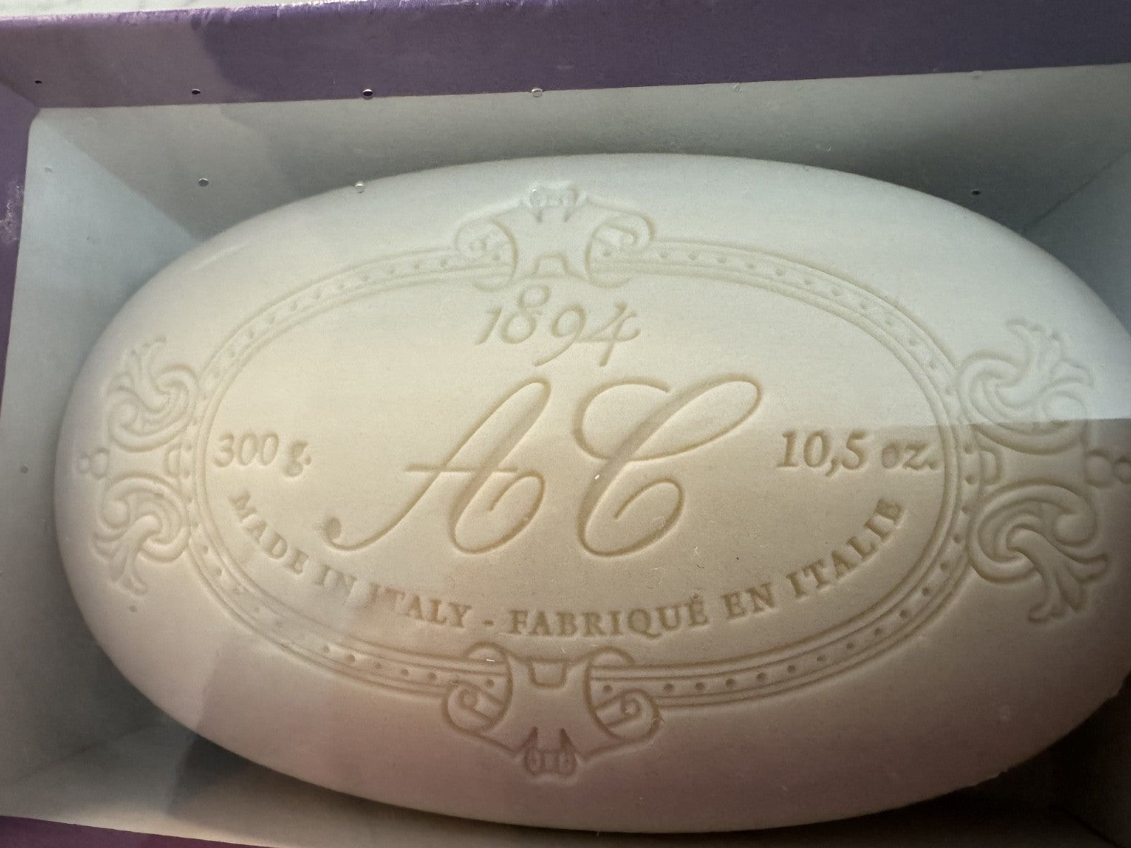 Sapone Artigianale Tuscan Lavender w/ Shea Butter Bath Soap 10.5oz, New Sealed