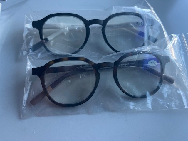New ZENOTTIC Anti Blue Light +1.50 Eye-wear Fashion Glasses (Set of 4) NIB New