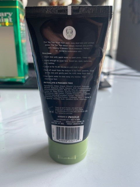 Precision Beauty Purifying TEA TREE Peel-off Face Mask, Dead Skin 5.7oz SEALED