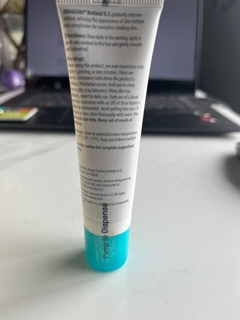 OBAGI Medical Obagi360 Retinol 0.5 Cream 1 oz Smooth Skin Texture SEALED NIB