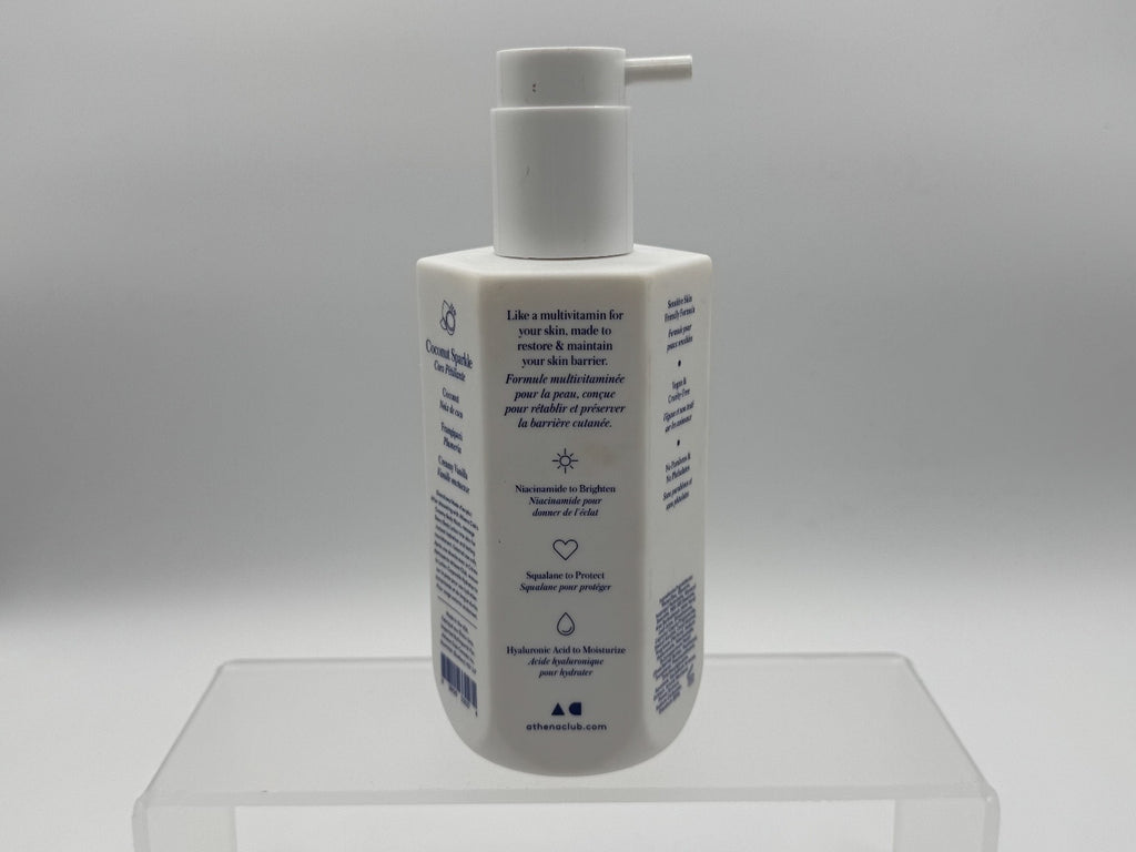 Athena Club Dewy Body Lotion, Coconut Sparkle, 12oz, Moisturizer, Hydrate NEW