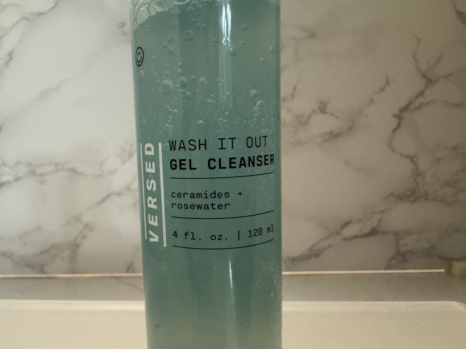 Versed Wash It Out Gel Cleanser 4oz / 120ml Ceramides & Rose Water,  Brand New