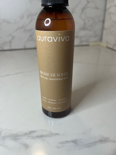 AURAVIVA Brume De Soleil After Sun Nourishing Mist Post-Tan Beach Essential NEW