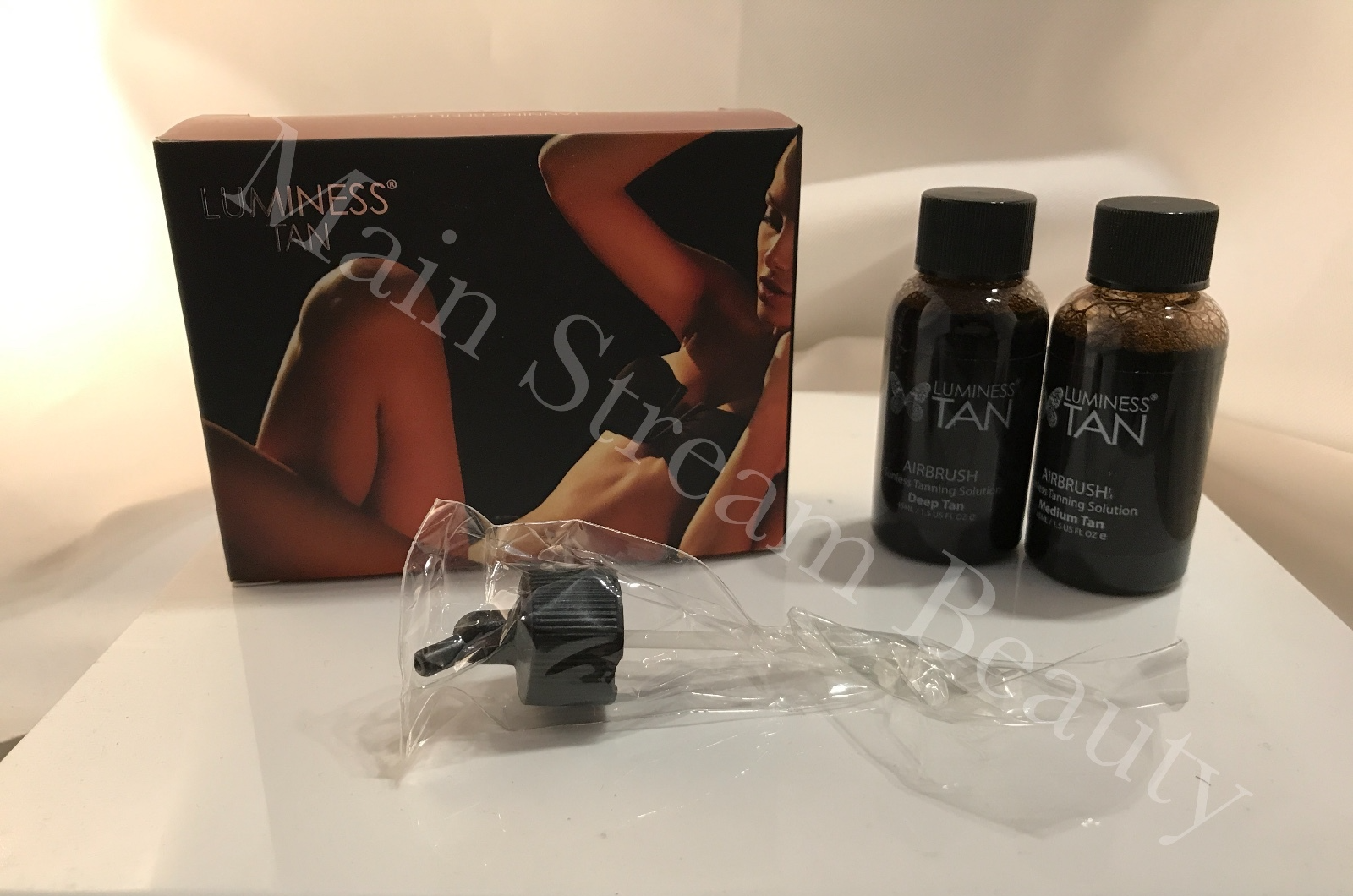New Luminess Air Airbrush Tanning Solution Medium w/Tanning Adapter Cap, No Box