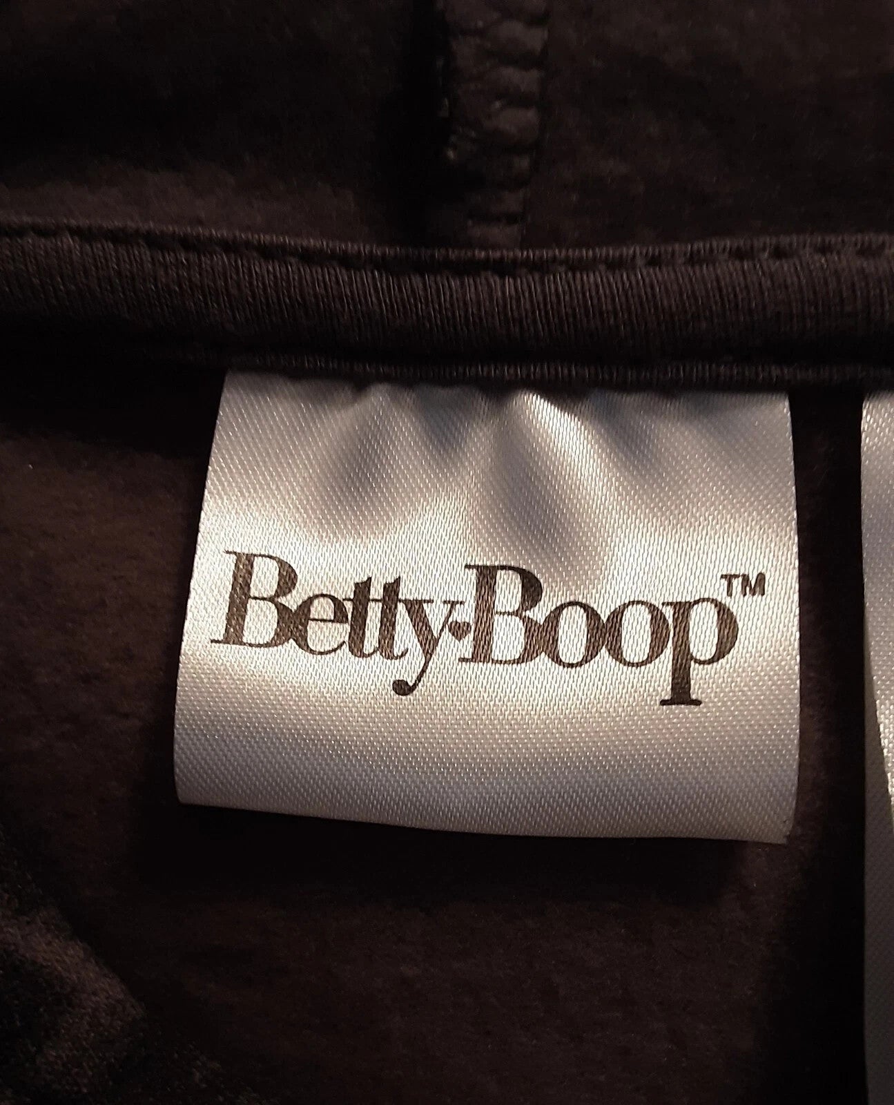 Betty Boop Hoodie Womens Small Motorcycle Club Los Angeles Gray Graphic Print
