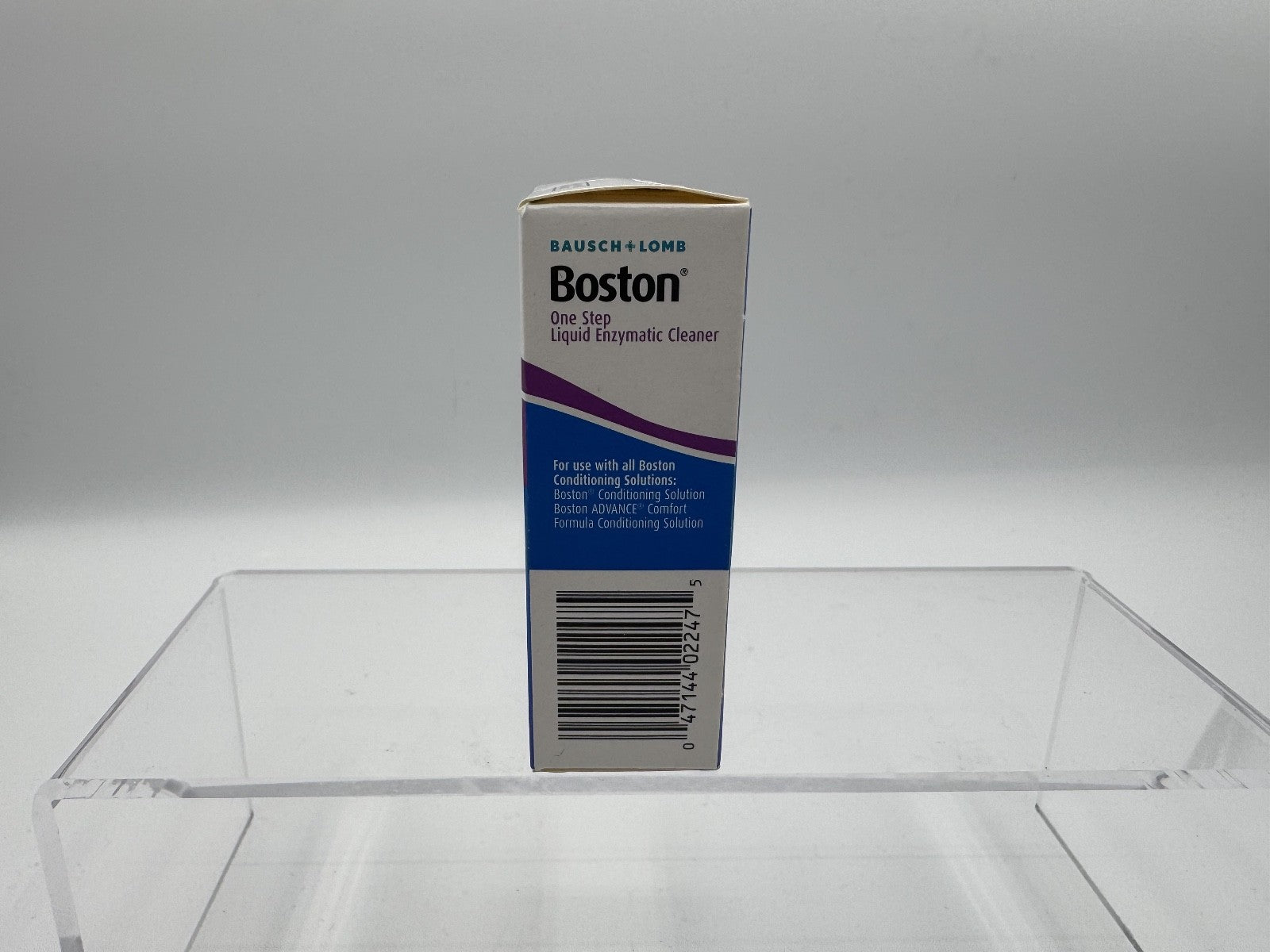 Bausch + Lomb Boston One Step Liquid Enzymatic Cleaner Removes Protein, NIB