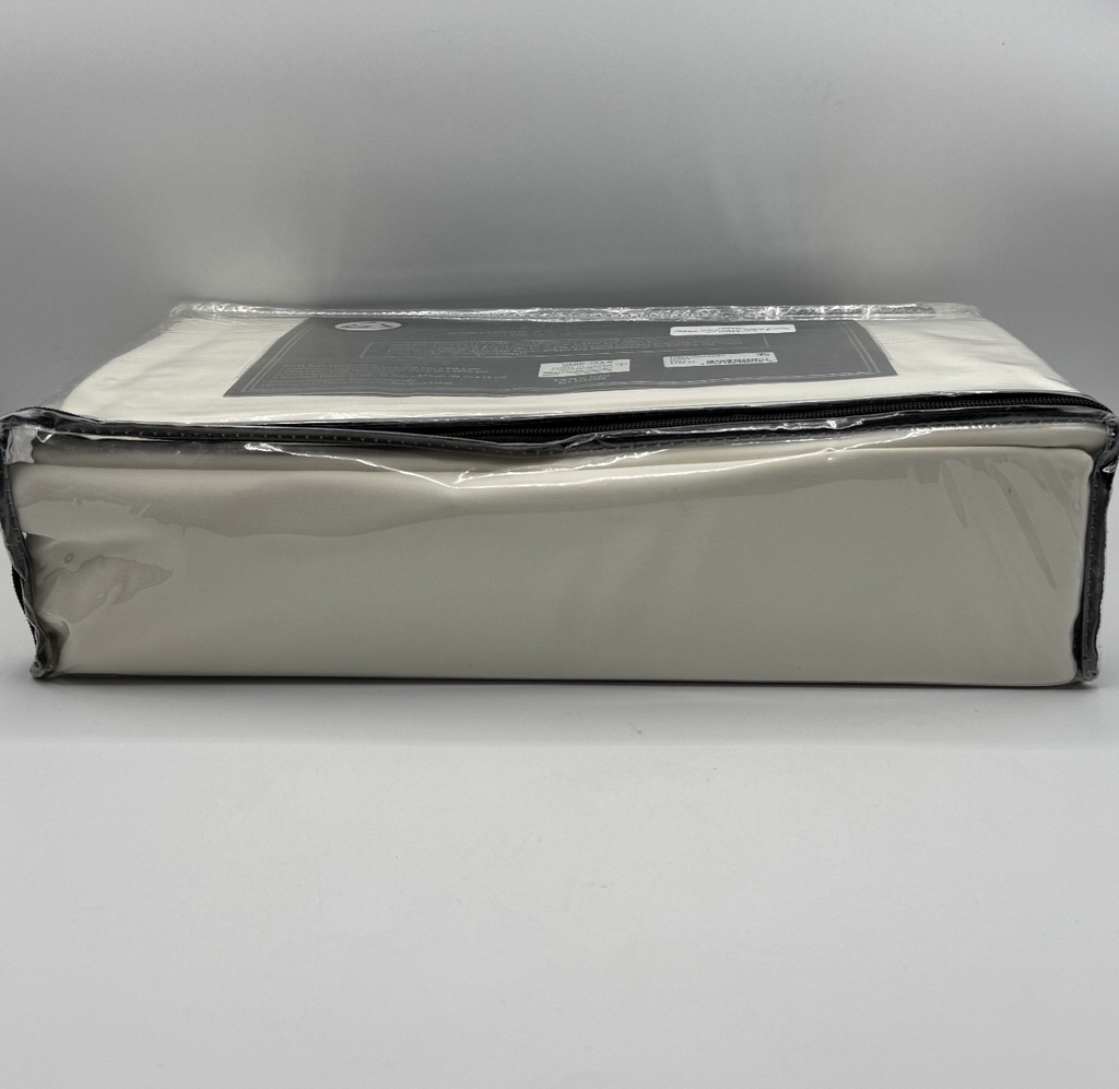Bergen House Full Sheet Set 1000TC Egyptian Cotton Sateen Ivory Luxury Brand New