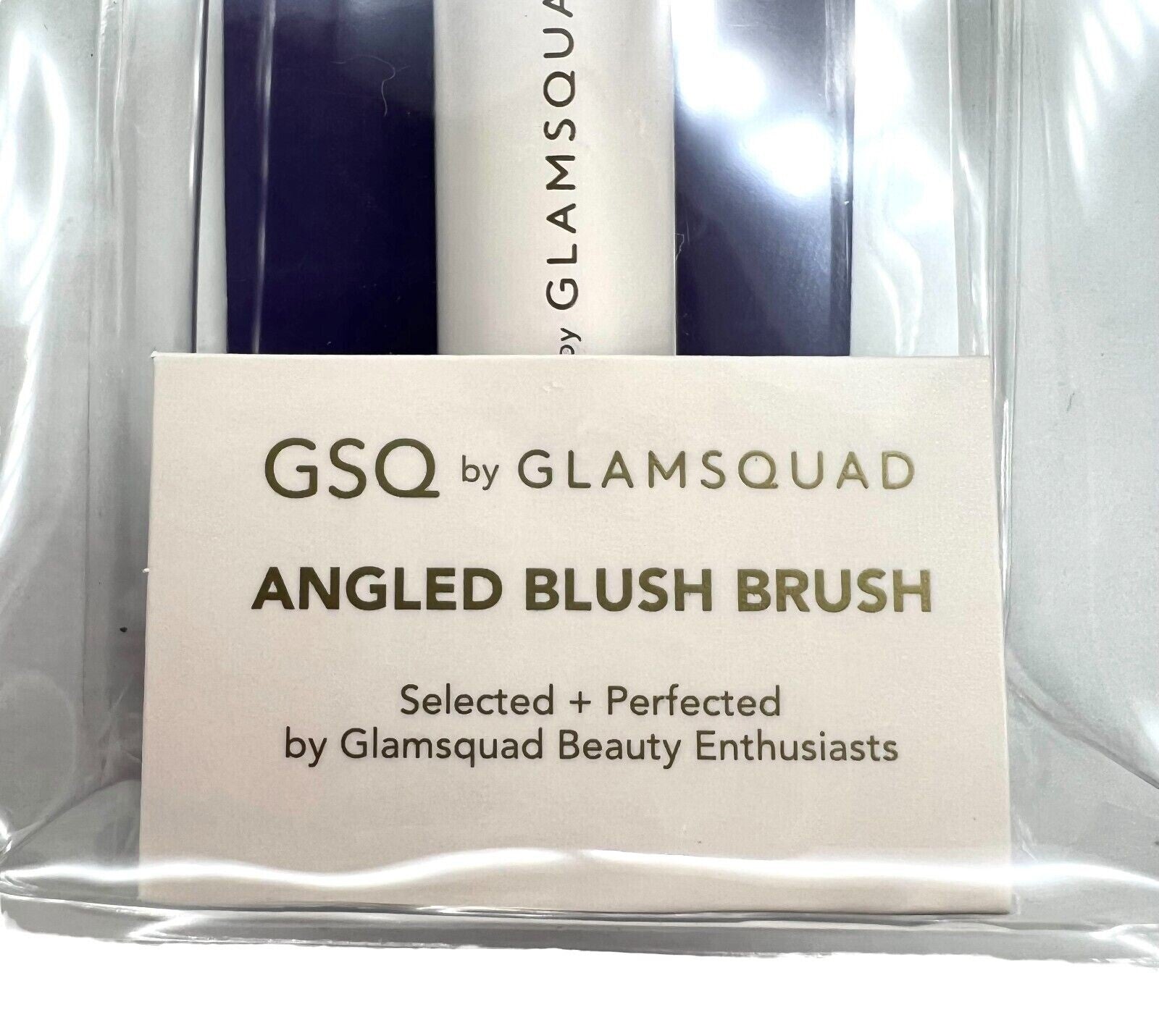 GSQ Glamsquad Angled Blush  BRUSH Make-Up Brush - Away You Glow NIP