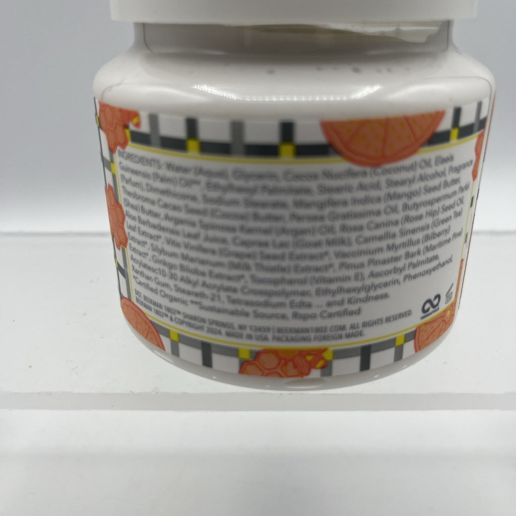 Beekman 1802 Honeyed Grapefruit Pure Goat Milk Whipped Body Cream 8 oz SEALED