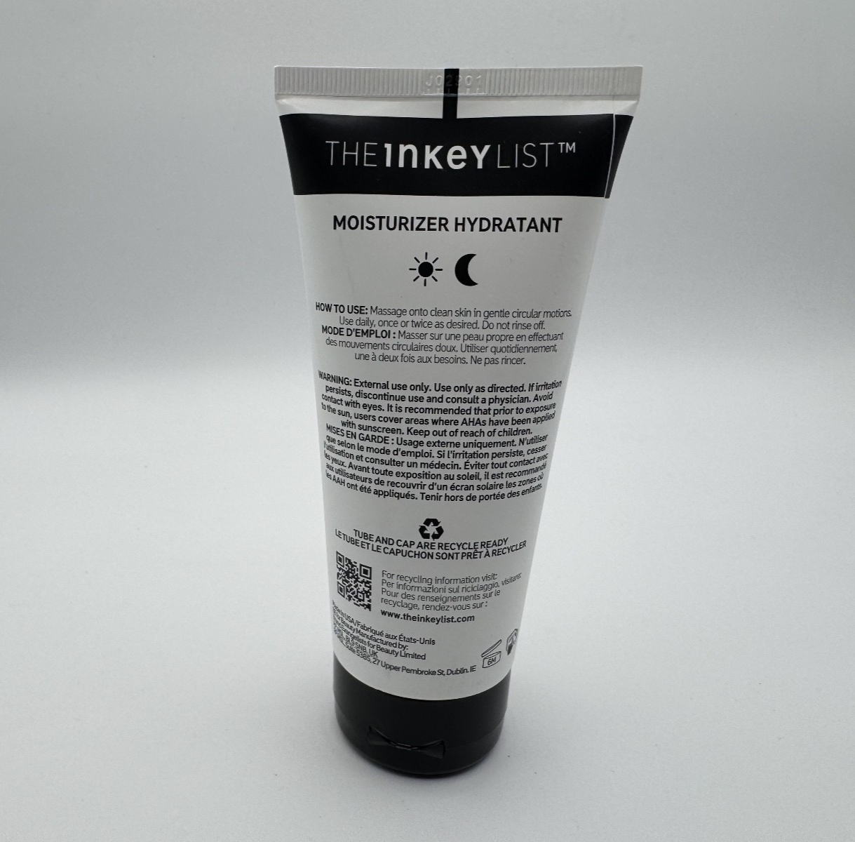 The INKEY List PHA Body Water Hydrating 2-in-1 Exfoliating Cream 5oz Moisturizer