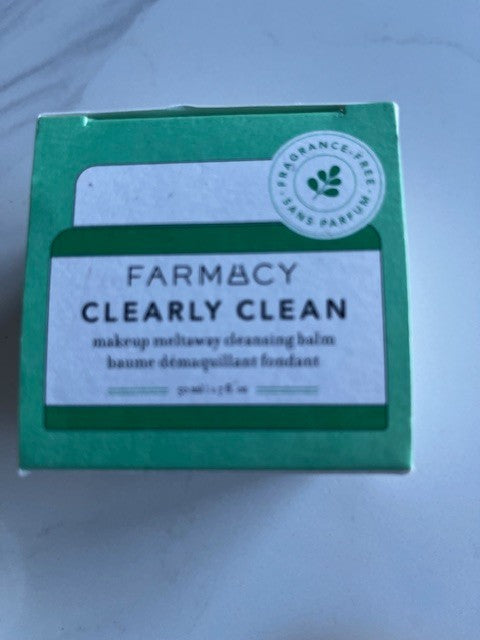 Farmacy Clearly Clean Makeup Meltaway Cleaning Balm 1.7 oz Fragrance Free NIB