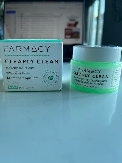 Farmacy Clearly Clean Makeup Meltaway Cleaning Balm 1.7 oz Fragrance Free NIB