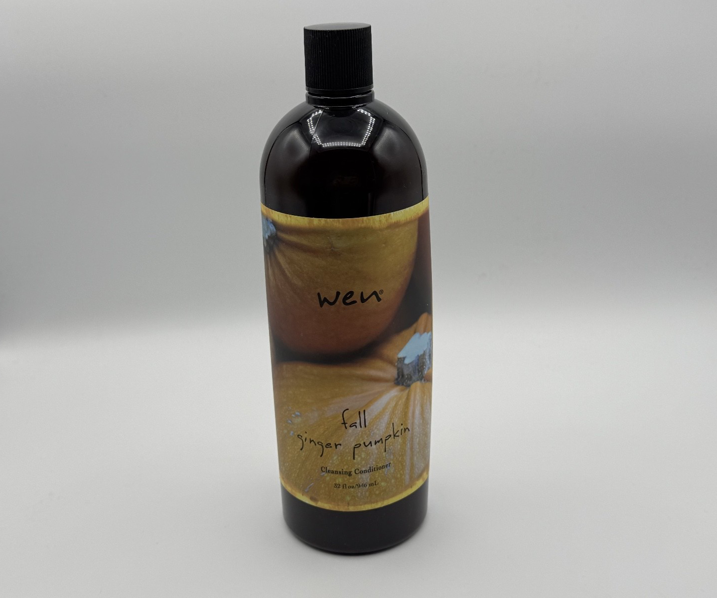 Wen Cleansing Conditioner 32 fl. oz./946 ml Fall Ginger Pumpkin w/ Pump, NEW