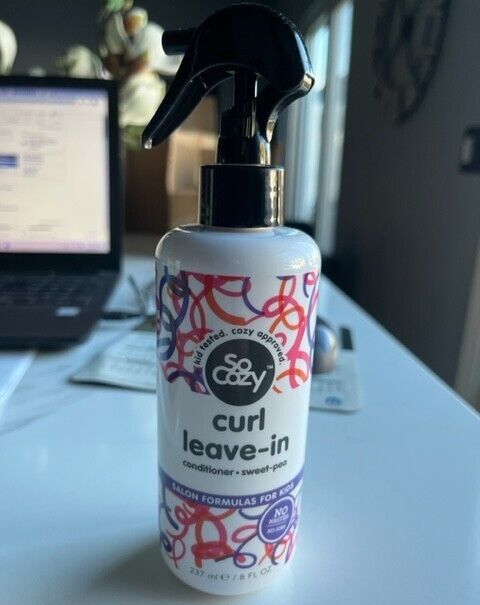 So Cozy Kids Curl Leave-In Conditioner Detangles and Restores Sweet Pea  8 fl oz