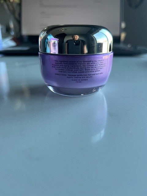 Azure Collagen & Hyaluronic Anti-Aging Night Cream Vegan Skin Cream 1.69 oz NIB