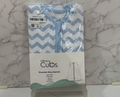 Comfy Cubs Sleepsack Wearable Blankets Blue & White 2PC Baby Blanket 18-24 Month