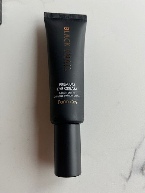 FARMSTAY Black Snail Premium Eye Brightener Cream Improve Appearance Of Wrinkles