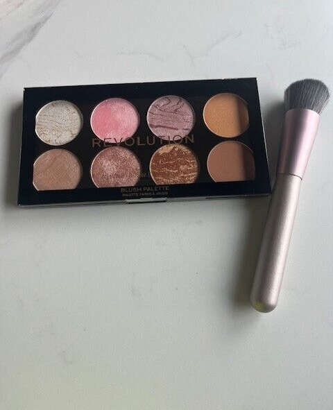 BH Revolution Ultra Blush/Bronzer Palette Golden Sugar 8 color w/Brush SEALED