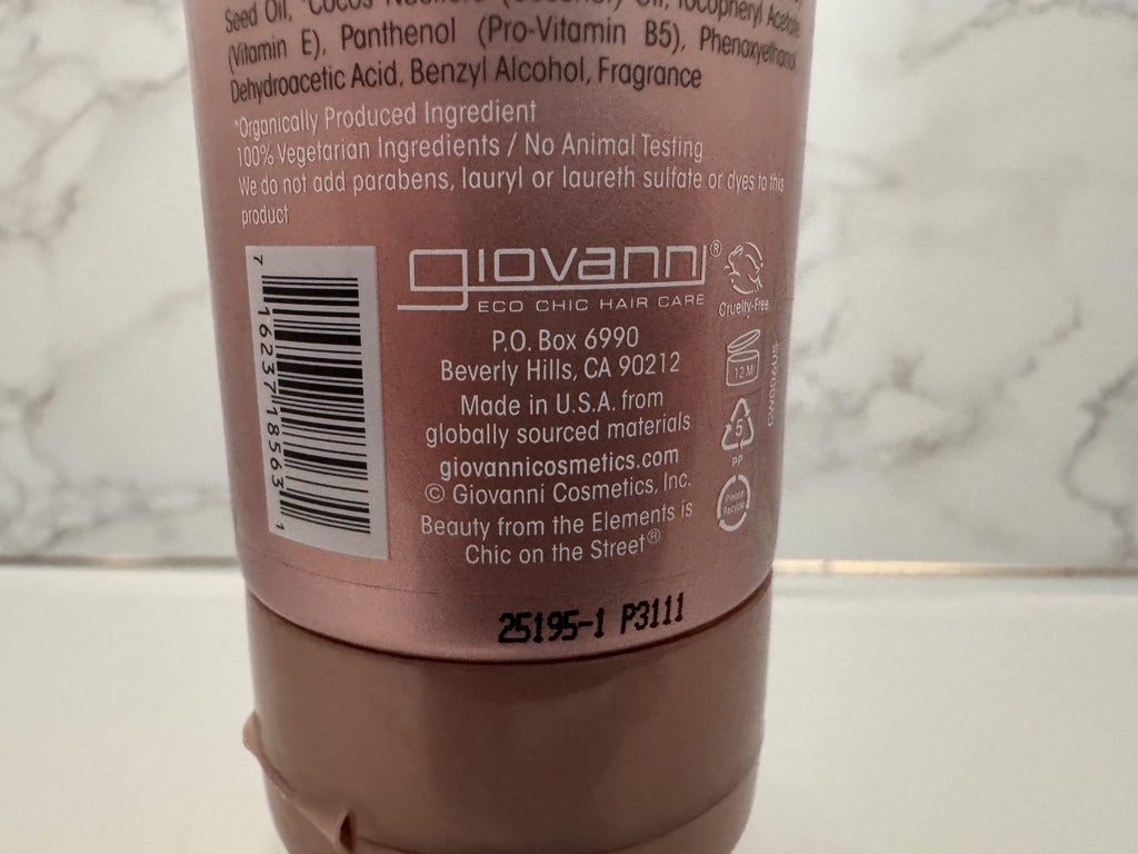 GIOVANNI 2Chic Frizz Be Gone Anti-Frizz Hair Balm, Shea Butter, Sweet Almond Oil