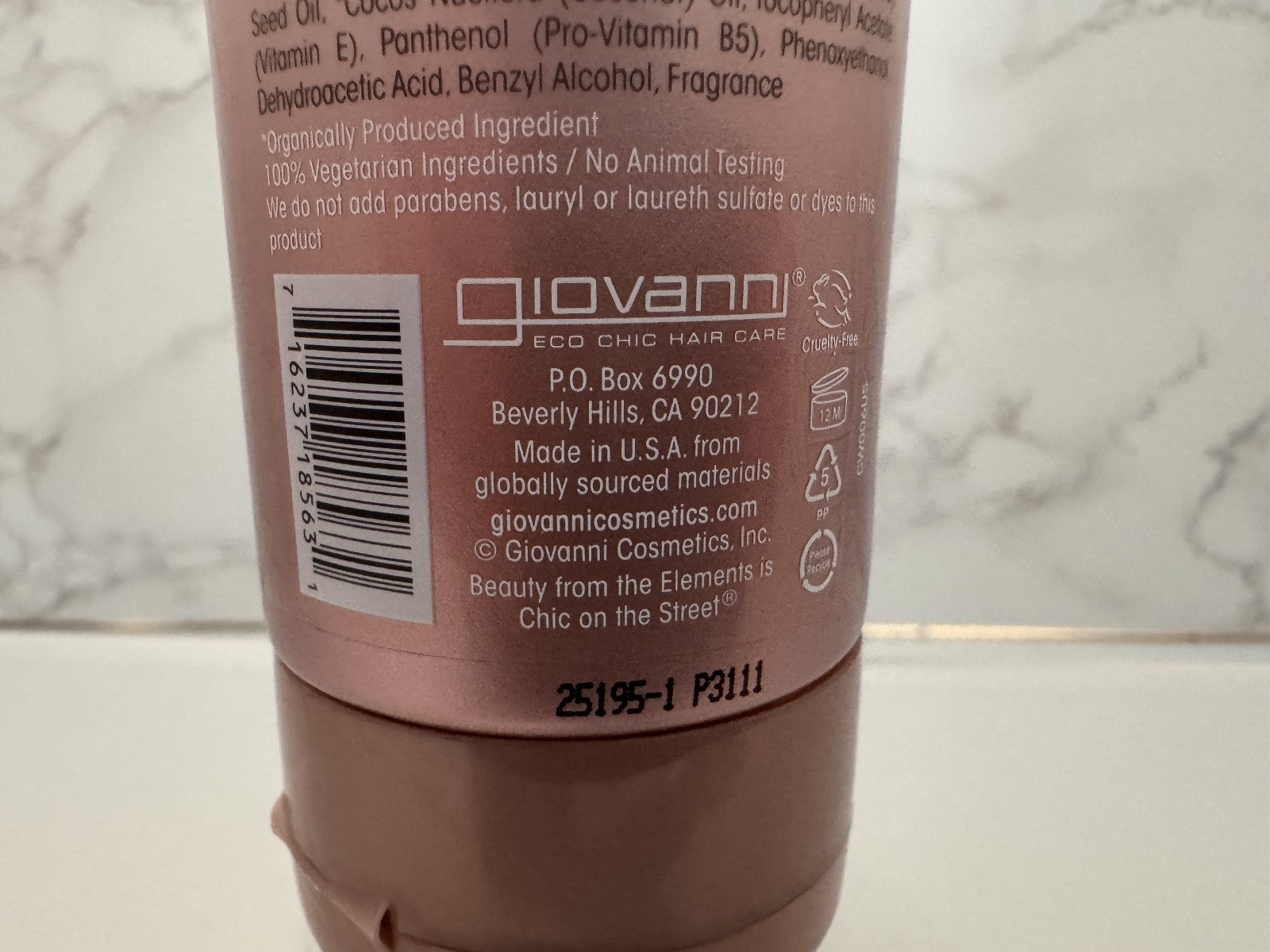 GIOVANNI 2Chic Frizz Be Gone Anti-Frizz Hair Balm, Shea Butter, Sweet Almond Oil