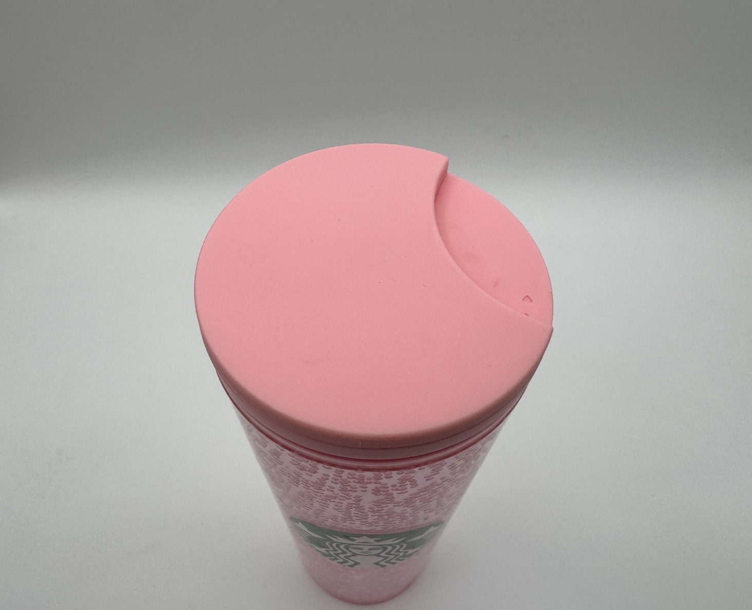 Starbucks Holiday 2020 Iridescent Pink Champagne Bubbles 16 oz Tumbler Twist Lid