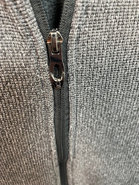 Spyder Jacket Girl's Medium Gray/Black Full Zip Sweater Jacket Sweater,Pre-owned