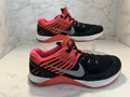 Nike Metcon DSX Flyknit Black & Pink Size 8.5 Crosstraining,Pre-owned, Excellent