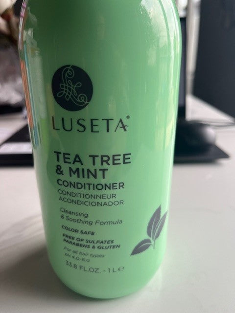Luseta Tea Tree & Mint Conditioner Cleansing & Soothing Formula New 33.8 fl Oz