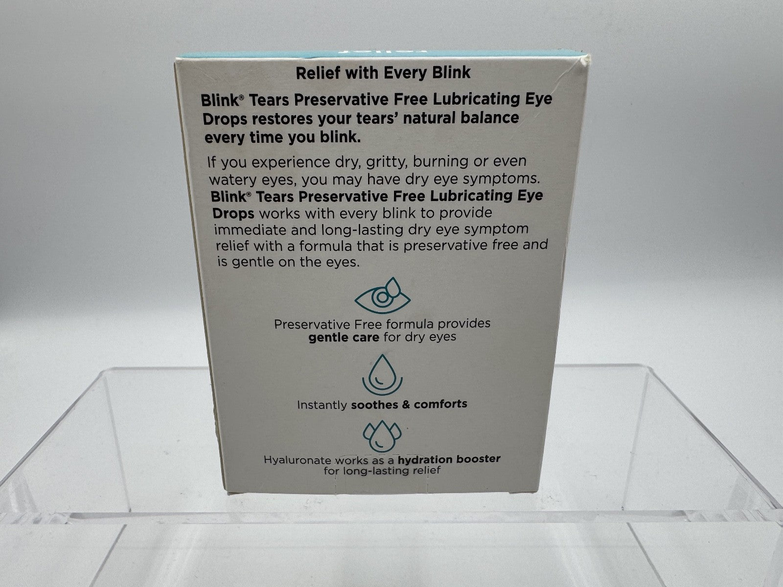 Bausch + Lomb Blink Tears Dry Eye Lubricating Eye Drop Mild-Moderate 25 Vial NIB