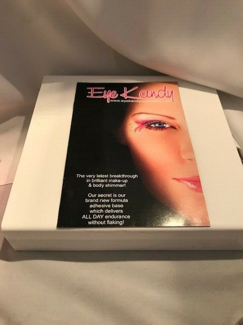 Eye Kandy Set Liquid Sugar for Glitter & Minerals Body Glitter Brush +Bag+ Guide