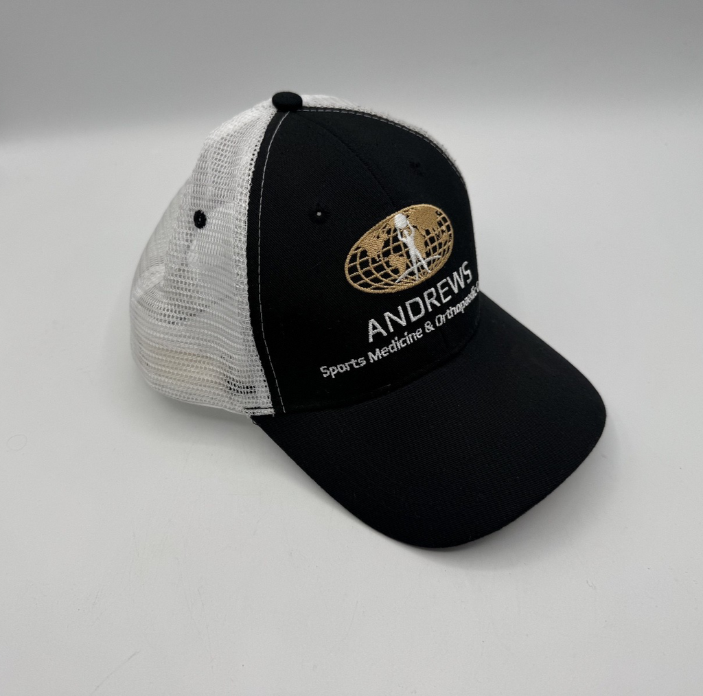 Andrews Sports Medicine Orthopedic Center Snapback Hat Baseball Cap Black/White