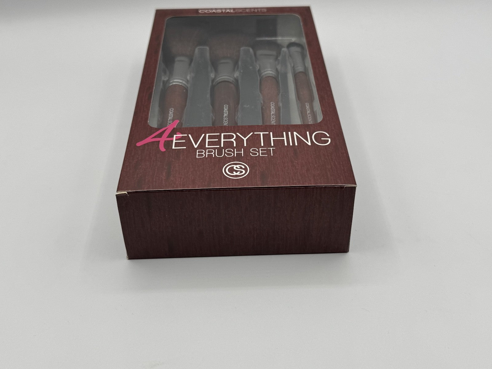 Coastal Scents Everything Brush 4pc Set, Makeup Brushes, Blush, Eye Shadow, NIB