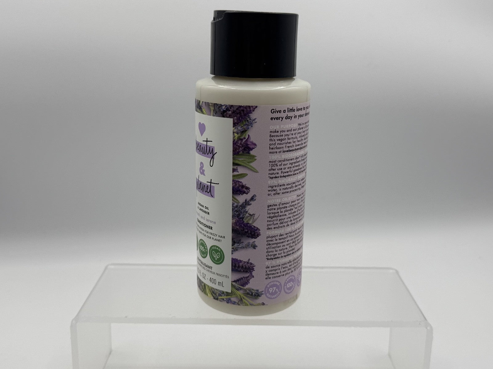 Beauty and Planet Argan Oil & Lavender Sulfate Free Conditioner 13.5oz, NEW