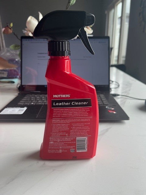 Mothers Leather Cleaner 12 oz Deep Cleaning Moisturizer Spray on-Wipe Off