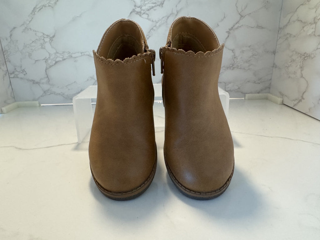 Gymboree Girls Booties Ankle Zip-Up Boots w/ Buckle Size 6 Pre-owned, Excellent